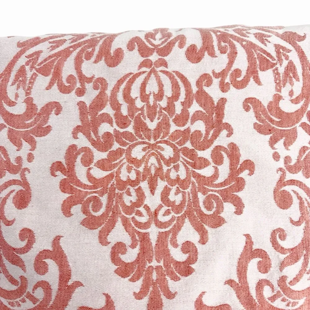 Williams Sonoma Brocade 55% Linen 45% Cotton Duvet Cover Twin Made In Portugal